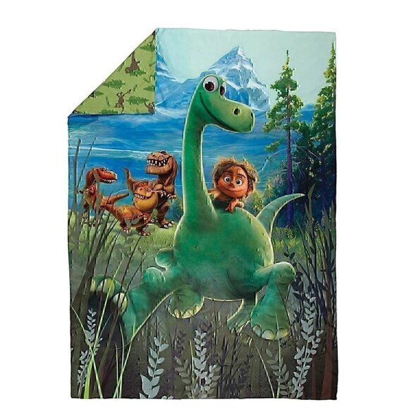 Disney Pixar Arlo The Good Dinosaur Toddler Bedding Set Quilt Sheet set NEW - Picture 3 of 14